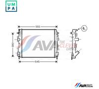 PRASCO RTA2325 Engine radiator