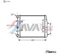 RADIATOR ENGINE COOLING SAA2005 FOR VW AUA/BKY/BBY 1.4L 4cyl POLO