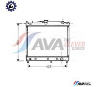 PRASCO SZA2055 Engine radiator