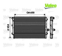 Radiator, engine cooling VALEO 734333 For VW, SEAT, SKODA, AUDI