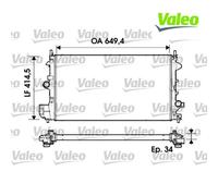 Radiator, engine cooling VALEO 734339 For OPEL, SAAB