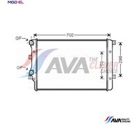 AVA Coolant Radiator VNA2206 for SEAT ALTEA (2004) 1.9 TDI etc