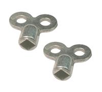 Radiator exhaust valve key square 5x5mm zinc alloy heating ventilation tool for standard radiator valve maintenance and air bleeding (C)