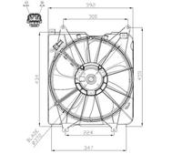 NRF 47935 Engine Cooling Fan