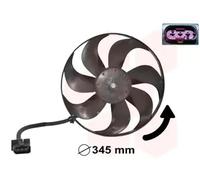 Radiator fan 5888744 VAN WEZEL for AUDI SEAT SKODA VW