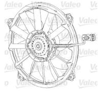 Radiator fan 696091 VALEO for CITROËN FIAT PEUGEOT LANCIA DS