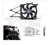New Fan, radiator for OPEL:ZAFIRA A MPV,ASTRA G Coupe,ASTRA G Delvan 1341299