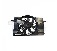 Radiator fan 838-0007 TYC for VOLVO S40 II V50 C70 II Convertible C30
