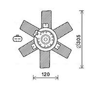 AVA COOLING SYSTEMS CN7553 Fan, radiator