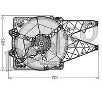 DENSO DER01030 Fan, radiator