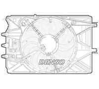 DENSO DER09070 Fan, radiator