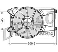 Radiator fan DER09305 DENSO for ALFA ROMEO MITO