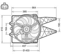 DENSO DER09309 Fan, radiator