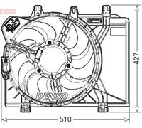 DENSO DER09312 Fan, radiator