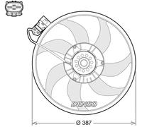 DENSO DER20017 Fan, radiator