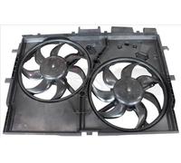 Radiator fan Double Fan 809-0028 TYC for FIAT PEUGEOT CITROËN