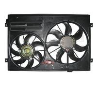 Radiator fan Double Fan 837-0028 TYC for VW SEAT SKODA AUDI