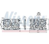 NISSENS 850096 Fan, radiator