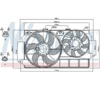 Nissens Ford Tourneo Connect Fan 2002 Model Number 85263