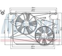 Nissens 85610 Fan, radiator