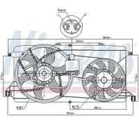 NISSENS 85826 Fan, radiator