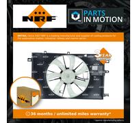 Radiator Fan fits TOYOTA COROLLA E21 1.6 2019 on Cooling NRF 1636137130 Quality