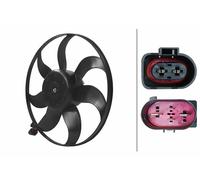 Radiator Fan Left HELLA Fits VW Passat B6 05-10 1K0959455N