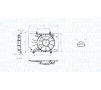 MAGNETI MARELLI 069422734010 Fan, radiator