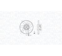 Radiator fan Single Fan 069422887010 MAGNETI MARELLI for VW