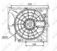 NRF Radiator Fan 47026