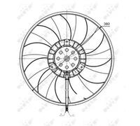 NRF Radiator Fan 47422A