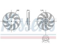 Nissens Radiator Cooling Fan 850099 for eg. AUDI A6 C7 (2011) A6 2.8 FSI etc