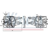 NISSENS 850114 Fan, radiator