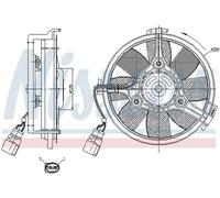 NISSENS 85547 Fan, radiator