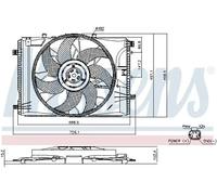 NISSENS 85740 Fan, radiator