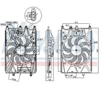 NISSENS 85937 Fan, radiator