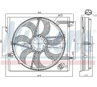 NISSENS 85946 Fan, radiator