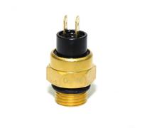 Radiator Fan Switch Thermostat Sensor for M16x1.5, 80°C Temperature Control for EXC 250 350 450 500 520 525 530, Six Days Factory Racing, Leak-Proof O-Ring, Gold Metal Construction