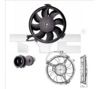 Radiator Fan TYC Fits AUDI VW A4 Avant A6 A8 Cabriolet Caddy II 4B 8D0959455B