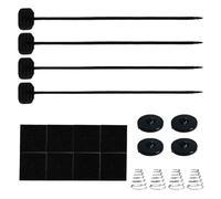 Radiator Fan Zip Ties | Car Electric Radiator Fan Tie Strap Installation Kit - Fan Push Through Radiator Tie Strap for Electric Cooling Fan and Transmission Cooler