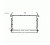 Radiator FD2318 AVA 1103119 1103120 1104320 1113204 1113206