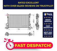 Radiator fits RENAULT TRAFIC Mk3 1.6D 2014 on Denso 214103569R 214104966R New