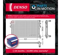 Radiator fits SEAT ATECA KH7 1.4 2016 on Denso 5Q0121251EJ 5Q0121251GB Quality