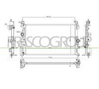 NRF 59266 Engine radiator