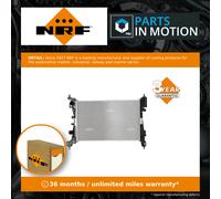 NRF Engine Radiator fits Opel Vauxhall