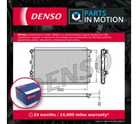 Radiator fits VW EOS 1F 1.4 10 to 15 CAXA for manual transmission Denso Quality
