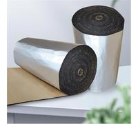 Radiator Foil Reflector Roll, Self Adhesive Reflective Aluminium Foam Insulation, for Floors,Roofs,Garage Doors,Camper Vans Keep Heat(15mm,1*10m/3.2*32.8ft)