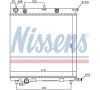 Radiator For CITROEN C2 1.1 07/03-12/09 C3 1.1 02/02-12/09 PEUGEOT 1007 207