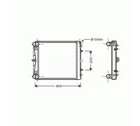 Radiator Front Right PR2023 AVA 99610613251