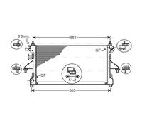 AVA FTA2399 Cooling Radiator